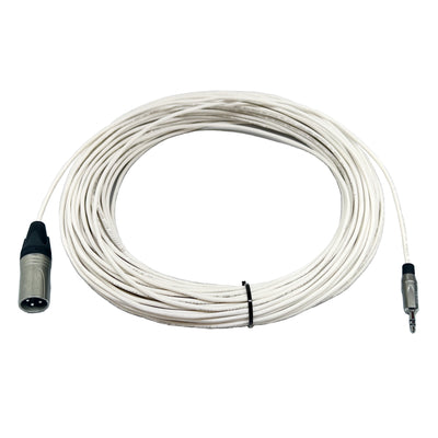 XLR Male to 3.5mm Male Stereo Plenum Installation Grade Cable