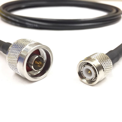 N Male to TNC Male Times Microwave LMR-240 Ultraflex Cables