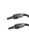 3.5mm Stereo Audio Cable Male to Male Black Jacket Stage Grade