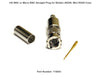 HD BNC or Micro BNC Plug Straight, 75 Ohm, Crimp 4855A - 12G Rated