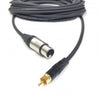 75ft Pro Audio XLR Female to RCA Male Cable