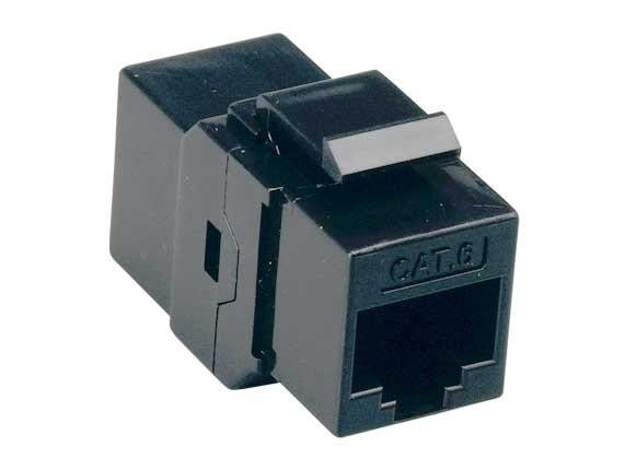 Cat6 Coupler Keystone Jack/Jack Black