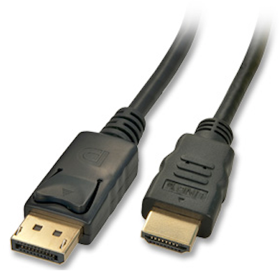 DisplayPort to HDMI Video Cable Male to Male – Custom Cable Connection