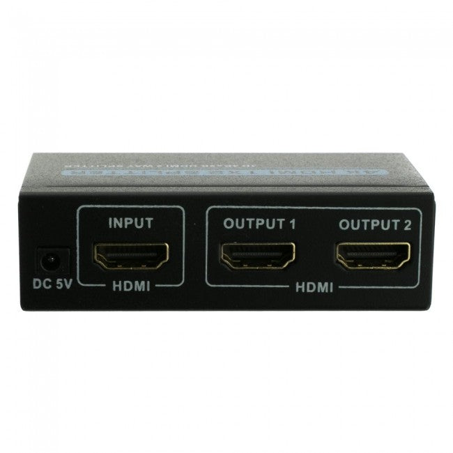 HDMI 1x2 Splitter 4K, HDMI Female Input x HDMI Female Output