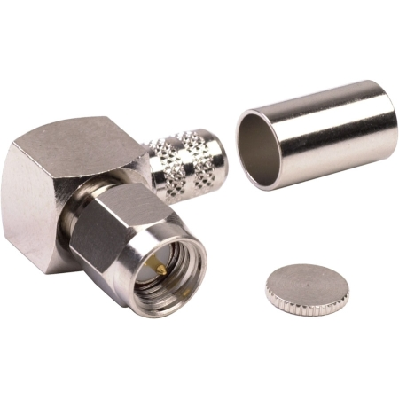 SMA Male Right Angle LMR240 RG8X Crimp Connector