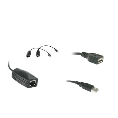 USB 1.0 Over CAT5e Active Repeater up to 180ft