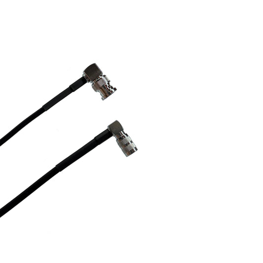 BNC Right Angle to Din 1.0/2.3 Right Angle HD-SDI 3G/6G Video Coaxial Cable
