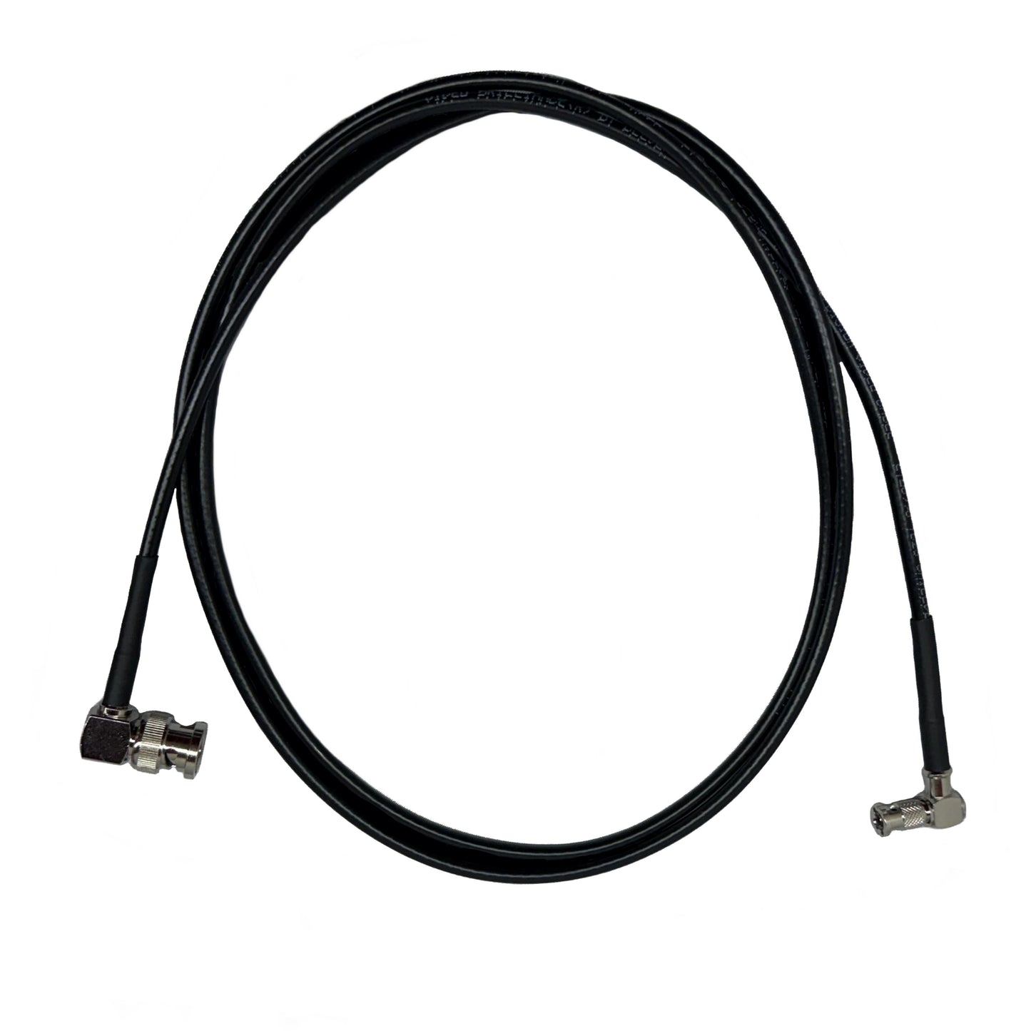 BNC Right Angle to HD Micro BNC Right Angle HD-SDI 12G Belden 4855R Video Coaxial Cable