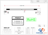 BNC Right Angle to HD Micro BNC Right Angle HD-SDI 12G Belden 4855R Video Coaxial Cable