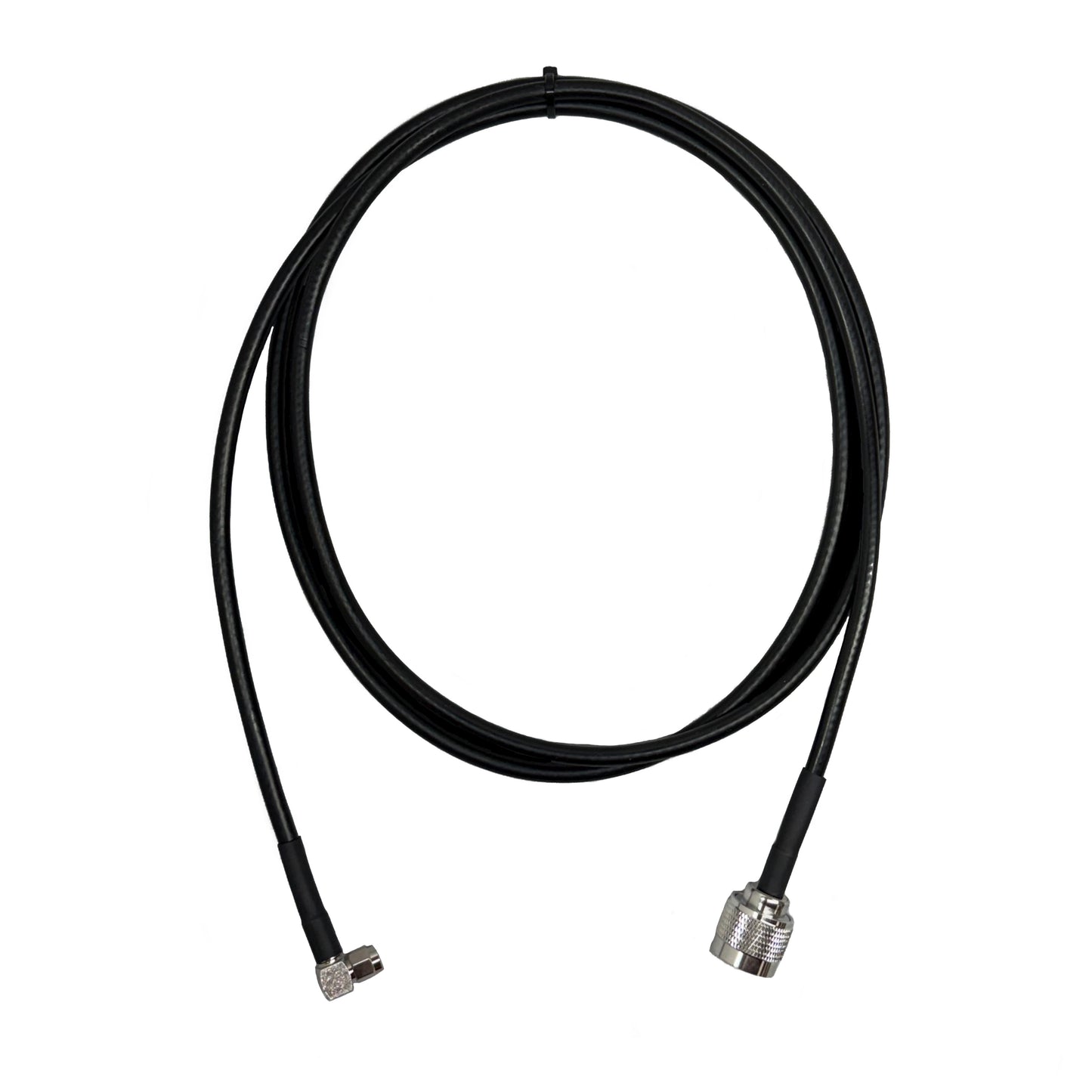 N Male to SMA Right Angle Times Microwave LMR240 Ultraflex 50 Ohm Cable