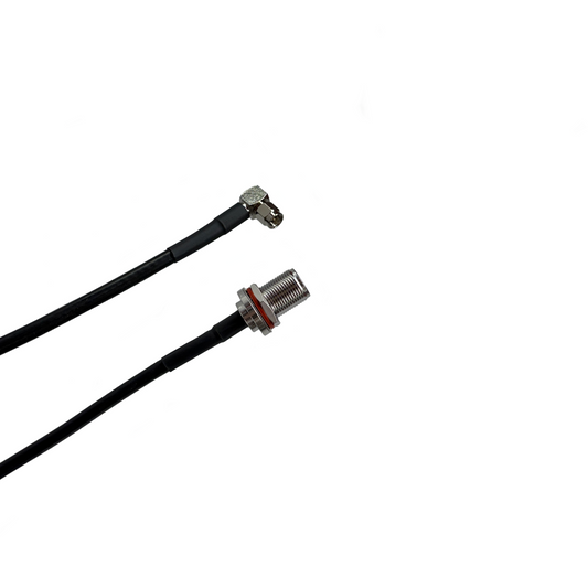 N Female to SMA Right Angle Times Microwave LMR-240 Ultraflex Cables