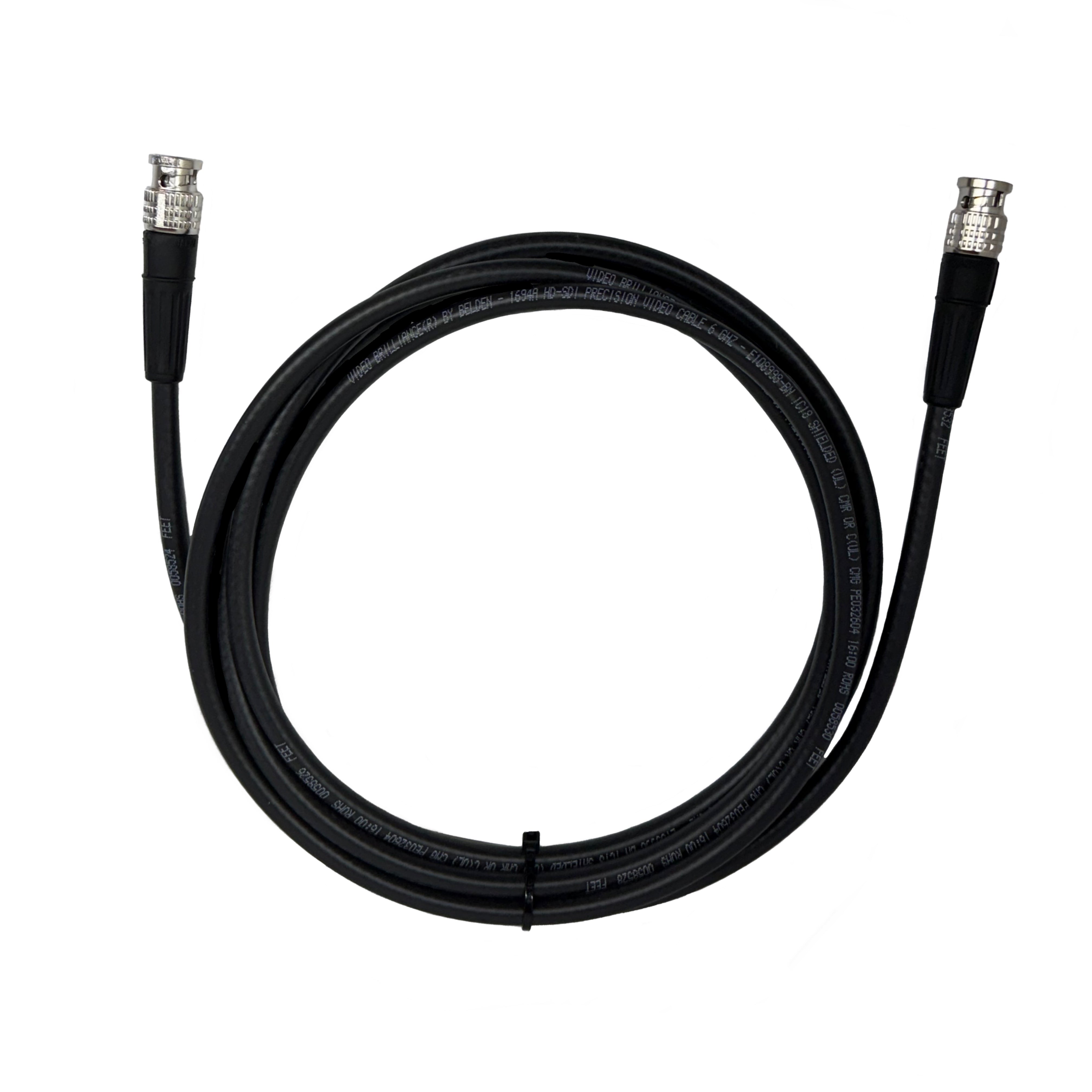 Belden 1694A 3G/6G HD-SDI RG6 BNC Cable with Canare BCP-B53 BNC