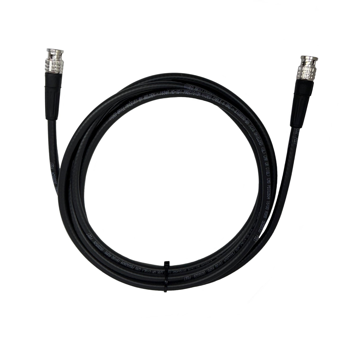 Belden 1694A 3G/6G HD-SDI RG6 BNC Cable with Canare BCP-B53 BNC Connectors