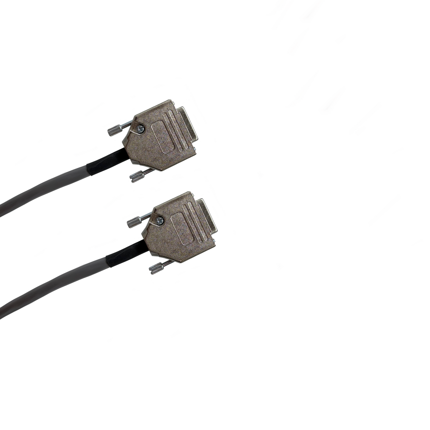 DB15 Female to Female All 15 Wires Connected 24 AWG - PVC Jacket - Gray