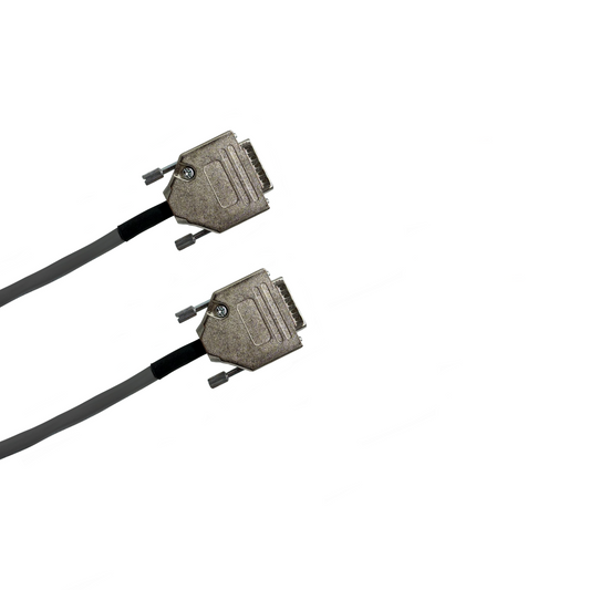 DB15 Male to Male All 15 Wires Connected 24 AWG - PVC Jacket - Gray