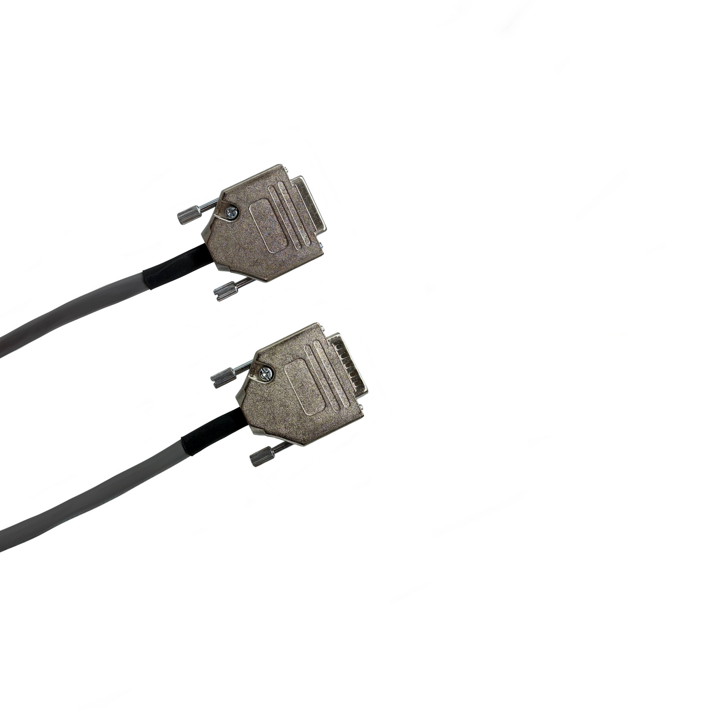 DB15 Male to Female All 15 Wires Connected 24 AWG - PVC Jacket - Gray - UL Listed