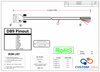 DB9 RS-232 Male to Blunt - Serial Breakout Cable