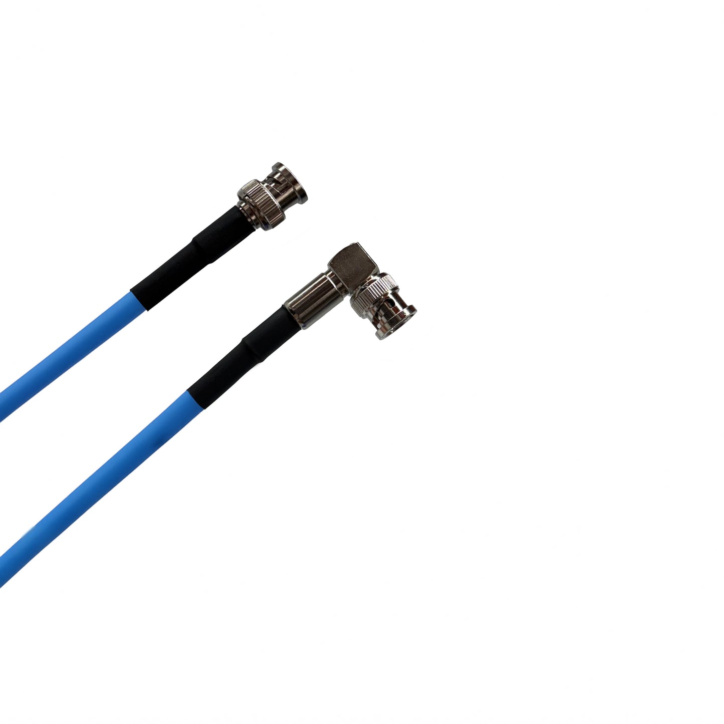HD-SDI RG6 BNC to BNC Right Angle Video Cable - 75 Ohm Coaxial - 3G/6G