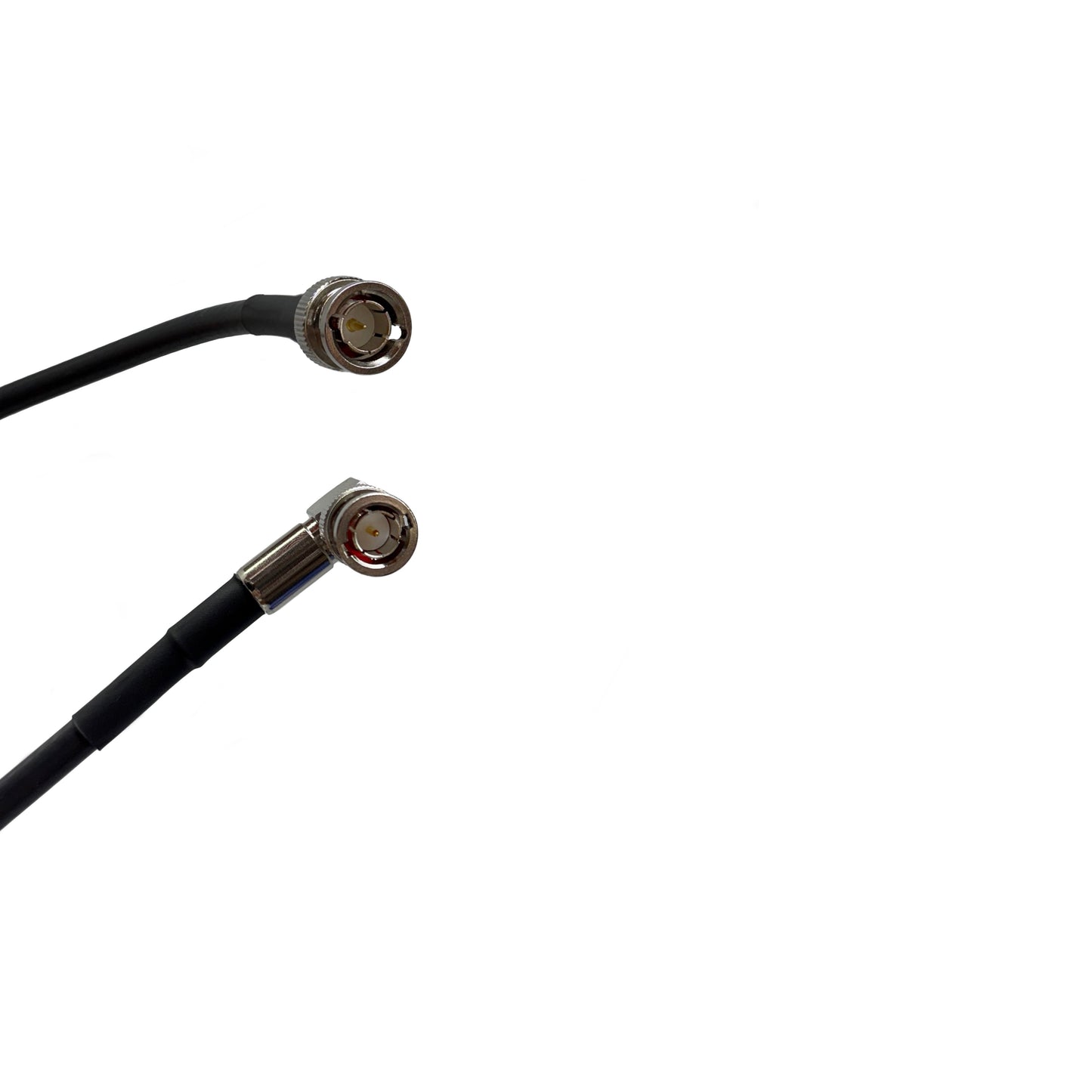 HD-SDI RG6 BNC to BNC Right Angle Video Cable - 75 Ohm Coaxial - 3G/6G
