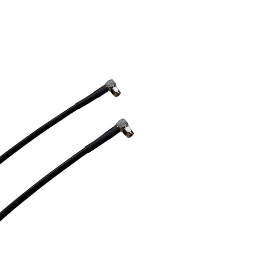 SMA Right Angle to SMA Right Angle Times Microwave LMR240 Ultraflex 50 Ohm Cable