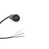 Mini XLR 3 Pin Male to Blunt Install Cables - PVC Black Jacket