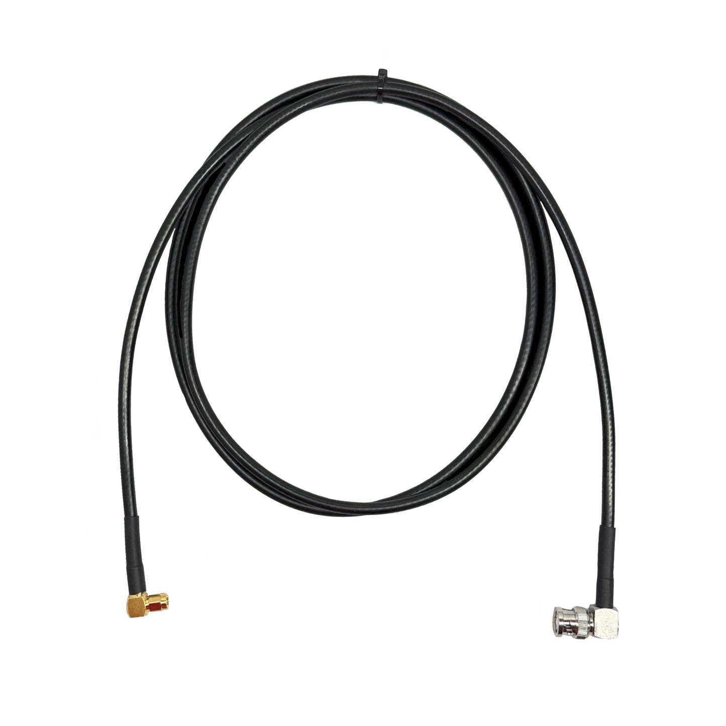 SMA Male Right Angle to BNC Male Right Angle Times Microwave LMR-240 Ultraflex 50 Ohm Cables