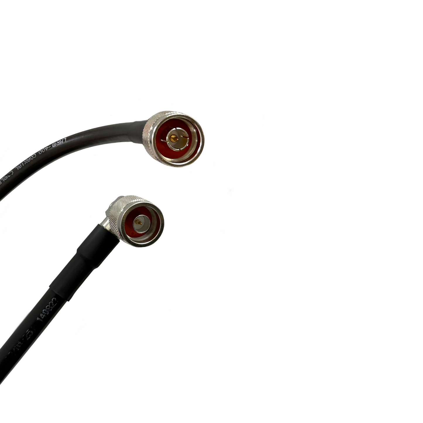 N Male to N Male Right Angle Times Microwave LMR-400 50 Ohm Cable