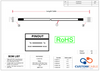 BNC Male to TNC Male Times Microwave LMR-400 Cable 50 Ohm