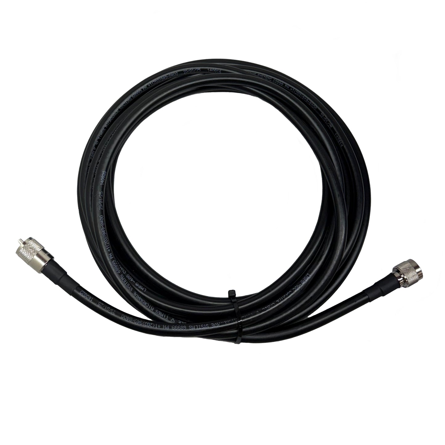 UHF PL259 Male to N Male - Low Loss LMR 400 Times Microwave 50 Ohm Cables