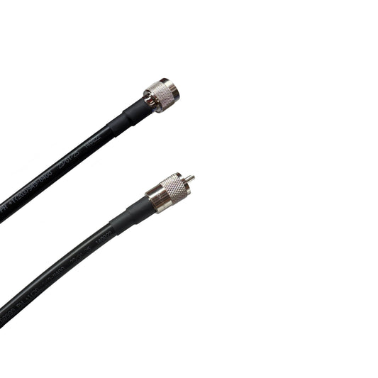 UHF PL259 Male to N Male - Low Loss LMR 400 Times Microwave 50 Ohm Cables