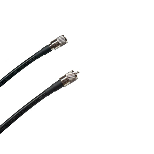 UHF PL259 Male to UHF PL259 Male Low Loss LMR 400 Times Microwave 50 Ohm Cable