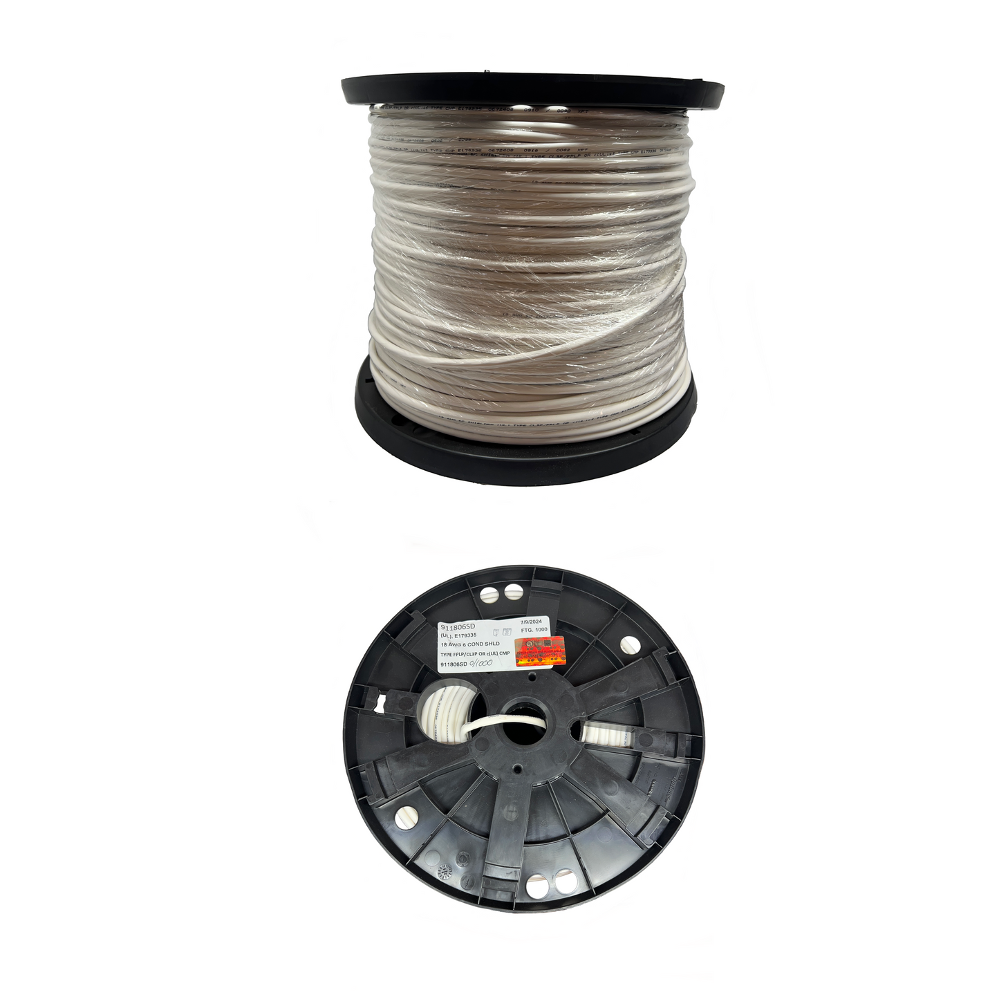 18 AWG 6 Conductor Stranded Shielded Plenum Cable – Custom Cable Connection