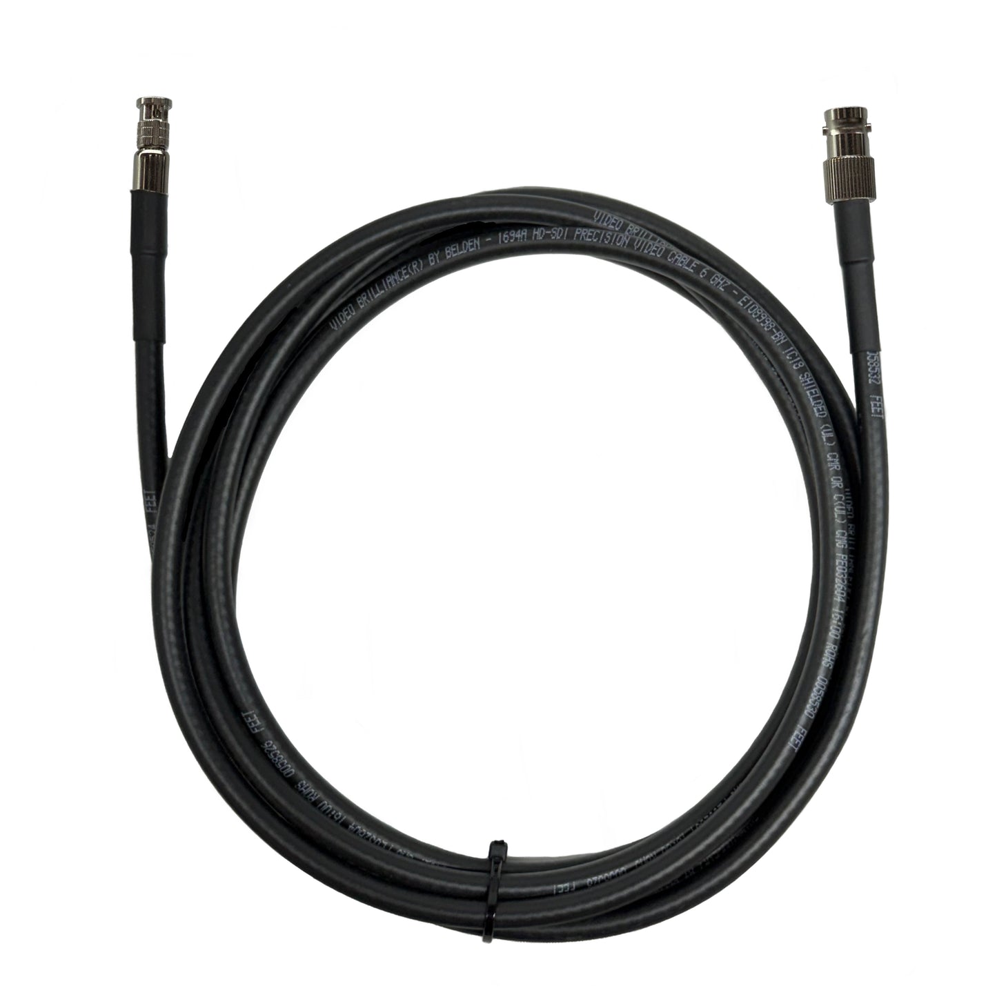 High Density BNC Male to BNC Female HD-SDI with Belden 1694A Cable (Micro BNC Adapter Cable)