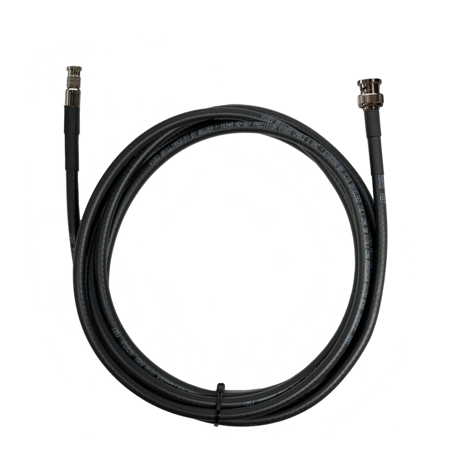 High Density BNC Male to BNC Male HD-SDI Cable with Belden 1694A