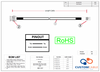 High Density BNC Male to BNC Male HD-SDI Cable with Belden 1694A