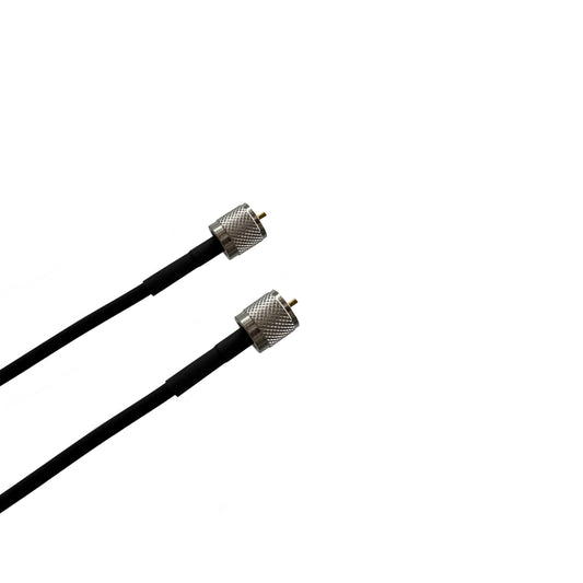 UHF PL-259 to UHF PL-259 Male Times Microwave LMR-240 Ultraflex 50 Ohm Cables