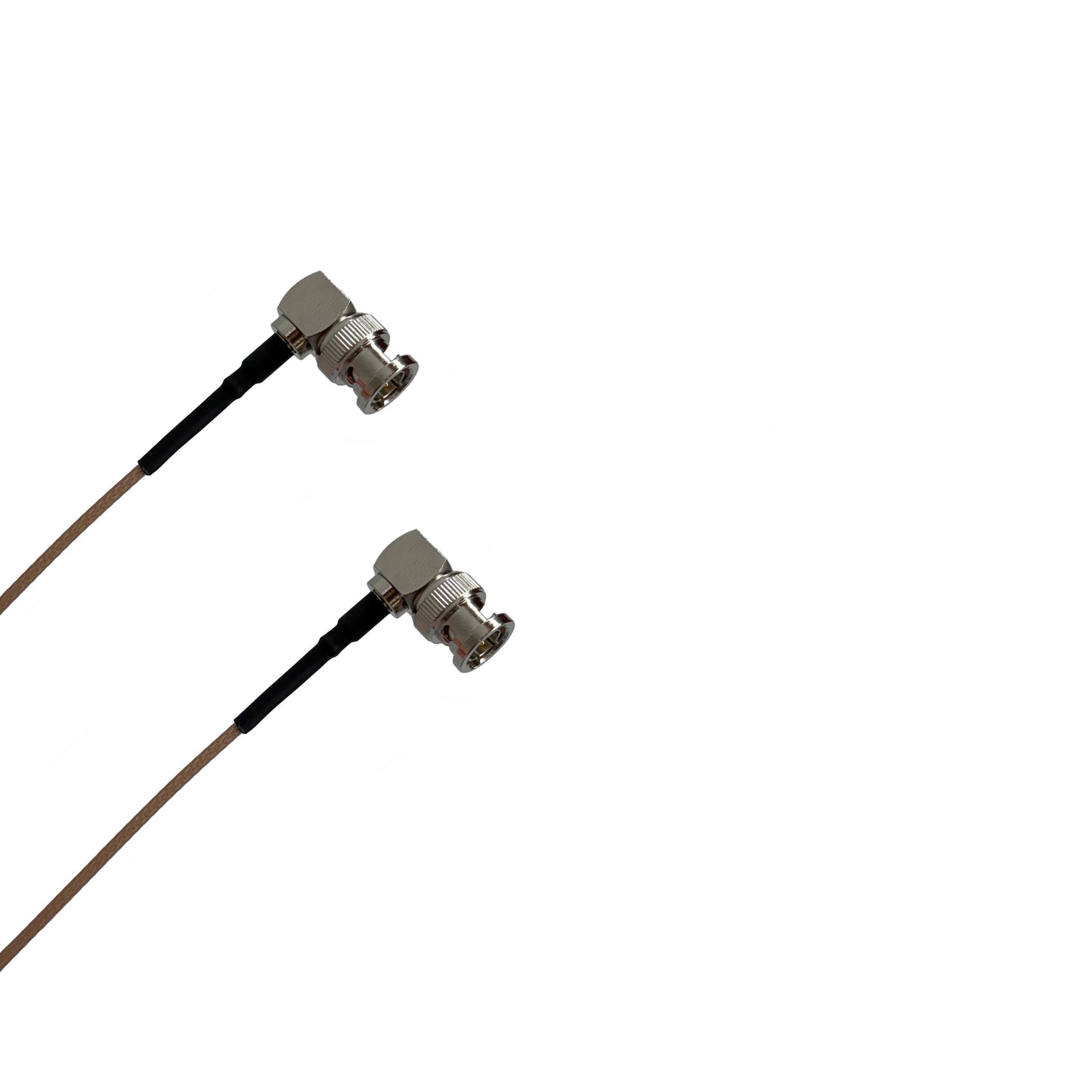 BNC Right Angle Male to BNC Right Angle Male HD SDI RG179 75 Ohm