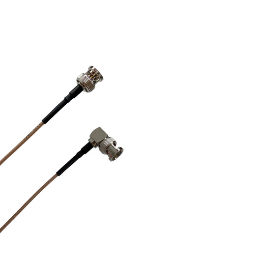 BNC Right Angle Male to BNC Straight Male HD SDI RG179 75 Ohm