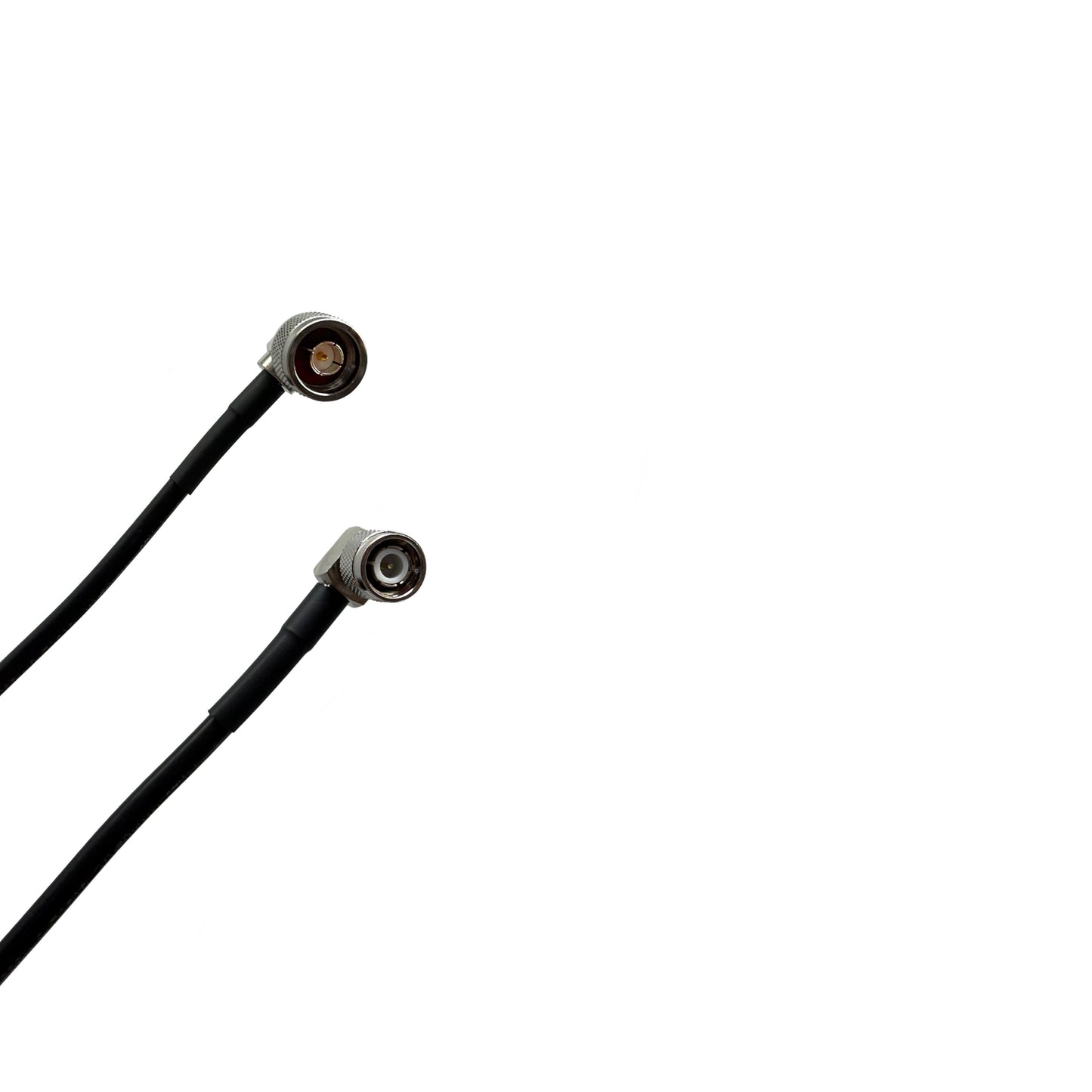 N Male Right Angle to TNC Male Right Angle LMR-240 Ultraflex Times Microwave Cables