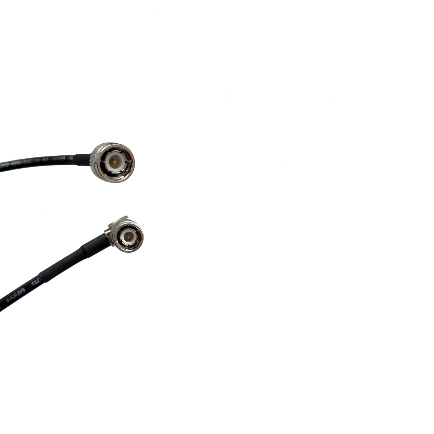 TNC Male to TNC Male Right Angle Times Microwave LMR-195 Antenna Cables