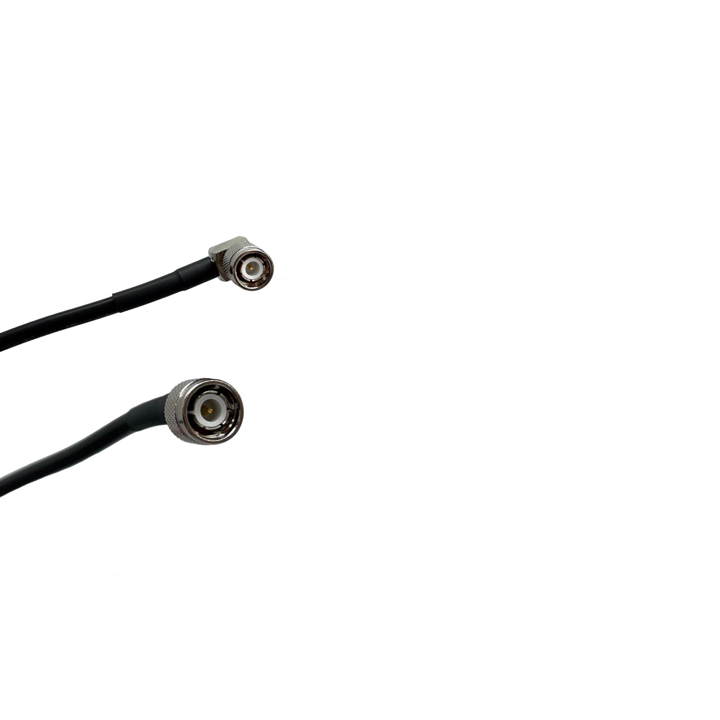 TNC Male to TNC Male Right Angle Times Microwave LMR-240 Ultraflex Antenna Cables