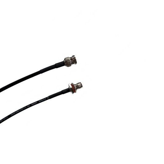 BNC Male to TNC Female Bulkhead LMR-195 Times Microwave Cables