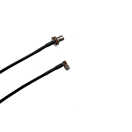 SMA Male Right Angle to TNC Female Bulkhead RG58 Cables