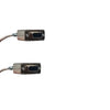 DB9 Male to Female 22 AWG Plenum Jacket Serial Cable - Only Pins 2, 3 and 5 Wired