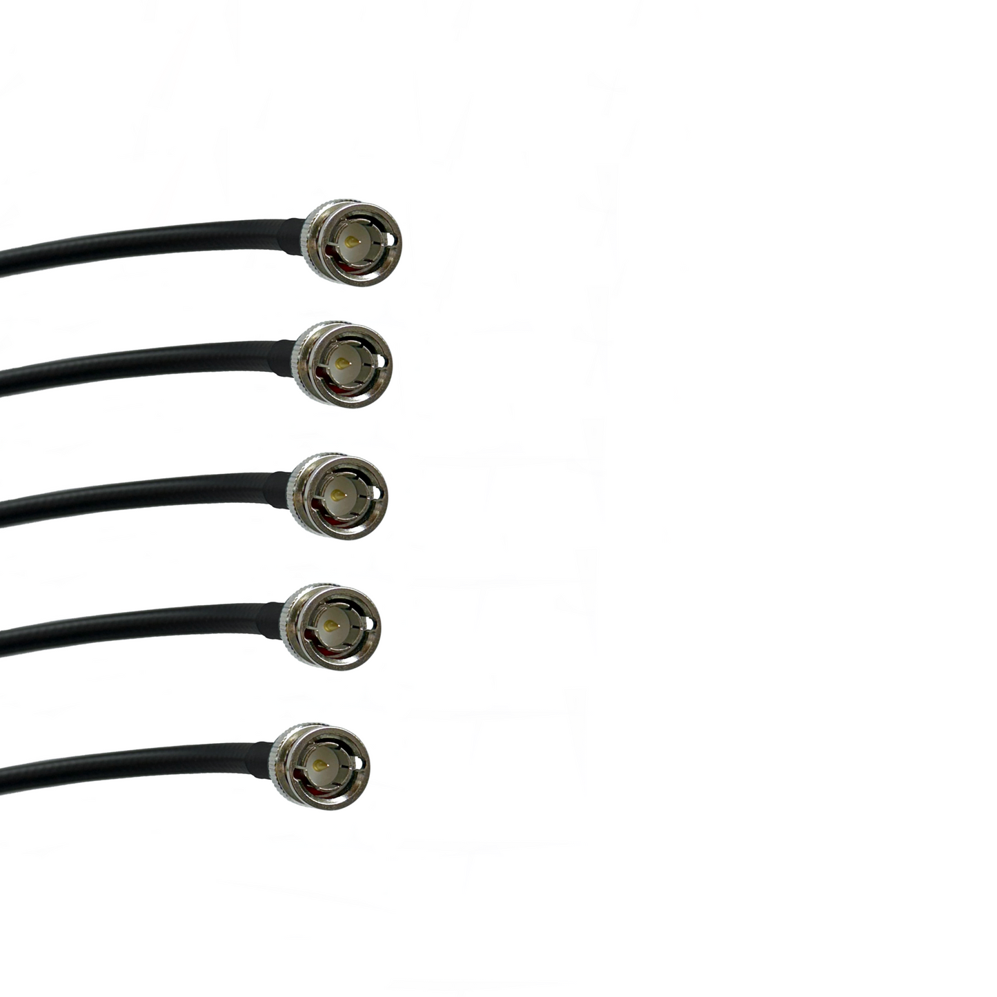 5 Channel BNC SDI - 6G Rated Belden 1694A RG6 - Flex Sleeve Snake Cables