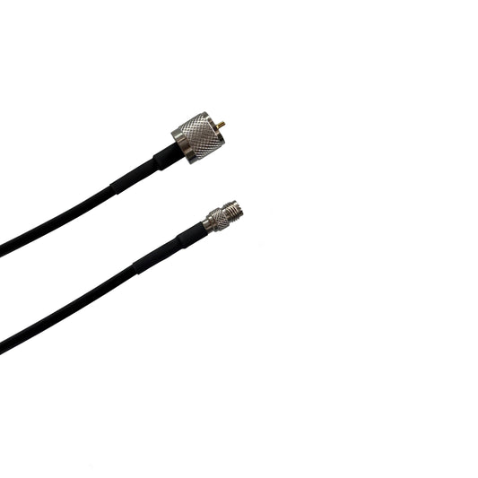 UHF Male to Mini UHF Female LMR-195 Times Microwave Antenna Cable