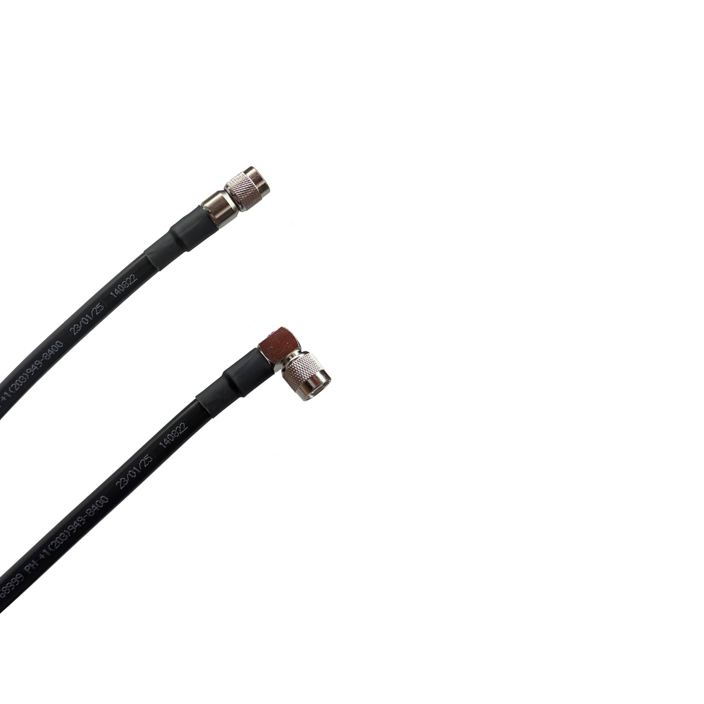 TNC Male to TNC Male Right Angle Times Microwave LMR-400 Cable 50 Ohm