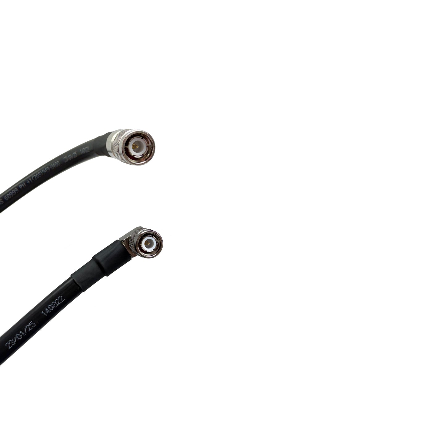 TNC Male to TNC Male Right Angle Times Microwave LMR-400 Cable 50 Ohm