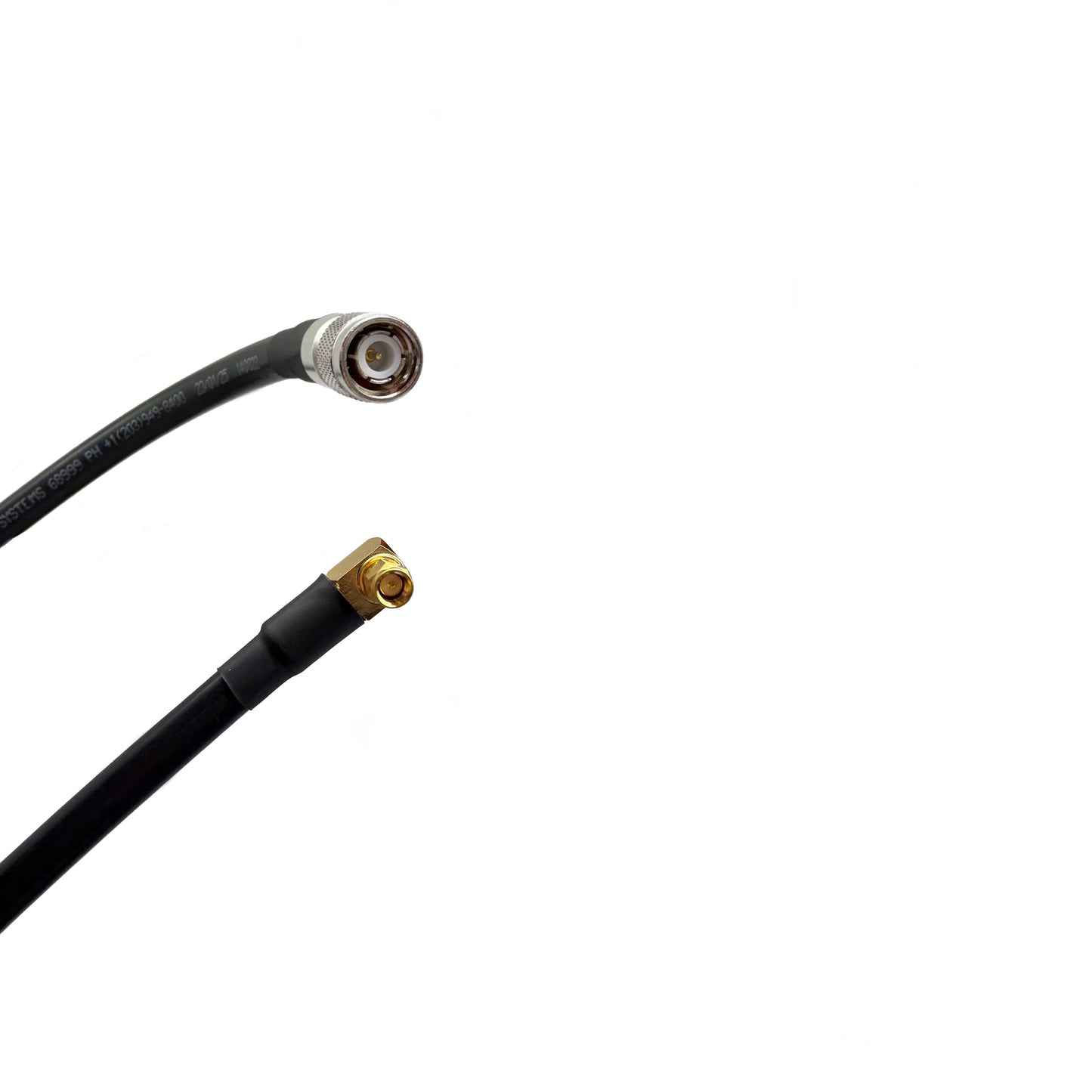 TNC Male to SMA Male Right Angle Times Microwave LMR-400 Cable 50 Ohm