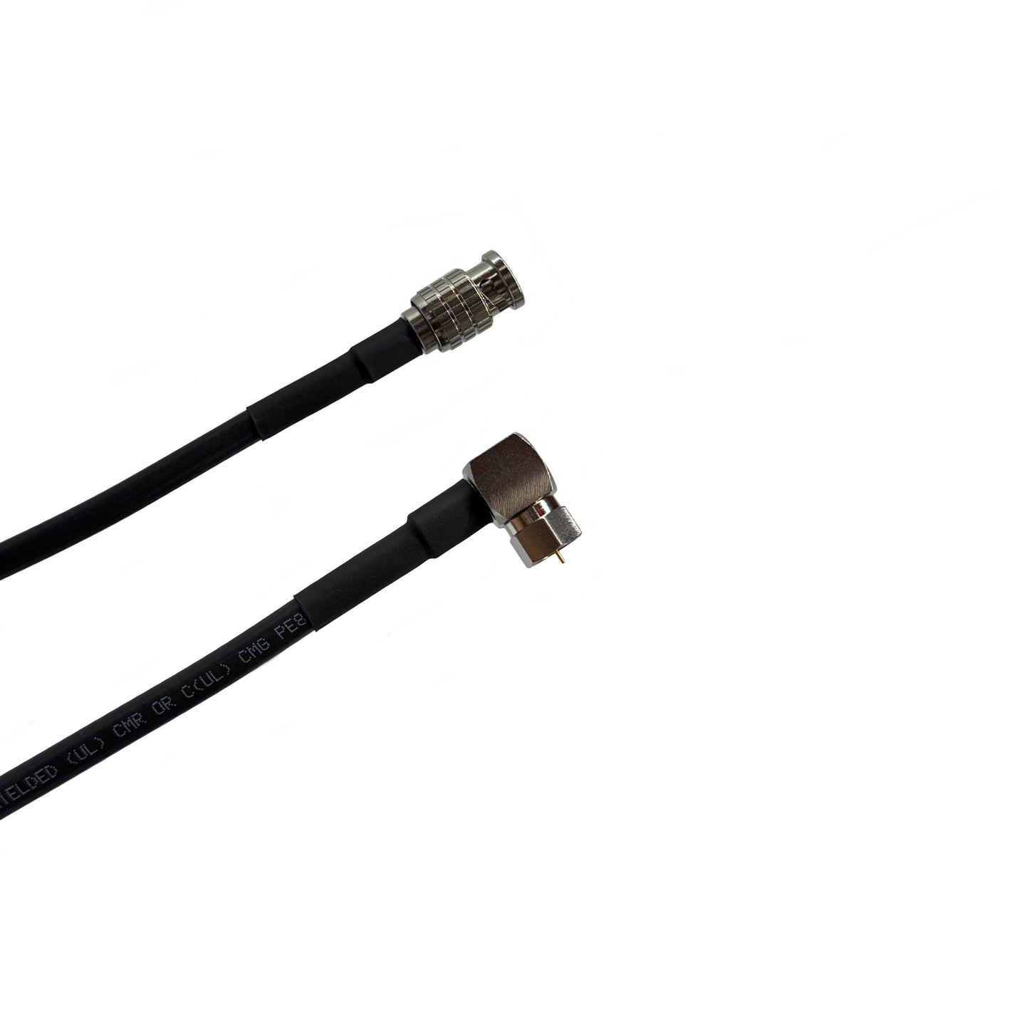BNC to F-Type Male Right Angle Belden 4694R RG6 Broadcast 12G Coaxial Cables